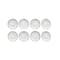 Hello Honey® 6" Factorial Numbers Design Stoneware Plate Set